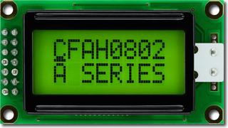 [EOL] Green 8x2 Parallel Character LCD (CFAH0802A-YYH-JP)