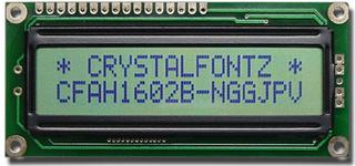 Gray 16x2 Standard LCD (EOL) (CFAH1602B-NGG-JPV)