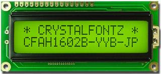 16x2  Parallel Character LCD (CFAH1602B-YYH-JP)