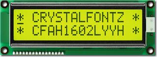 Transflective Yellow 16x2 Character LCD (CFAH1602L-YYH-JT)