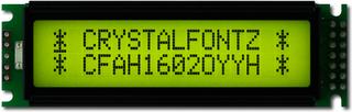 Yellow Sunlight Readable 16x2  Character LCD (CFAH1602O-YYH-ET)