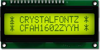 Yellow-Black 16x2 Character LCD (CFAH1602Z-YYH-ET)