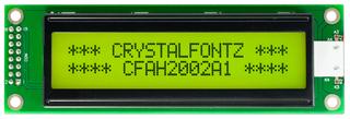 20x2 Dark on Yellow Character LCD (3.3v) (CFAH2002A1-YYH-JTV)