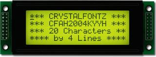20x4 Yellow-Green Character Module (CFAH2004K-YYH-JP)