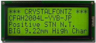 20x4  Parallel Character LCD (CFAH2004L-YYH-JP)