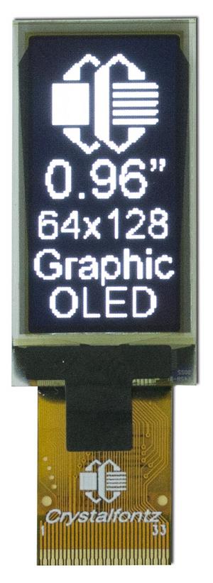 64x128 In-Cell OLED Display (CFAL64128B0-0096B-WC)
