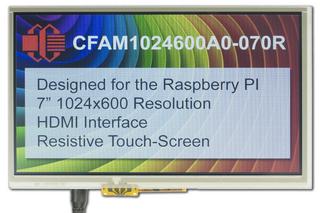 7" Touchscreen Raspberry PI LCD (CFAM1024600A0-070R)