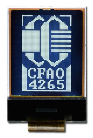 42x65 White on Dark Graphic LCD (CFAO4265A-TTL)