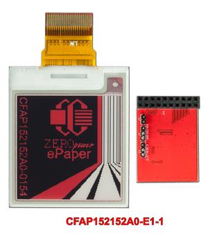 1.54 inch ePaper w/Adapter Board (CFAP152152A0-E1-1)