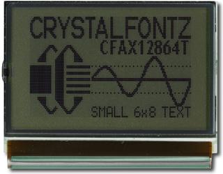 LCD Display 128 x 64 von Raystar Typ RG12864B-FKW-V graphical FSTN positive