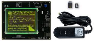 CFAG320240CX-YMI-T LCD Dev Kit (DMOGQ320240CX-YMI-T)
