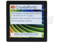 4-inch 480x480 Capacitive Touchscreen EVE TFT CFA480480E0-040TW 4-inch 480x480 Capacitive Touchscreen EVE TFT CFA480480E0-040TW