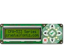 16x2 Character LCD Module CFA533-YYH-KU