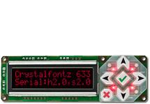 Red 16x2 RS232 Character LCD CFA633-RDI-KS