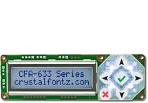16x2 Character USB LCD Module CFA633-TFH-KU