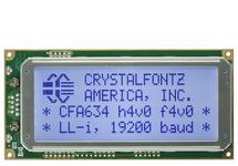 20x4 Logic Level Inverted Serial Character LCD CFA634-TFH-KN 20x4 Logic Level Inverted Serial Character LCD CFA634-TFH-KN