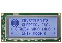 Blue SPI 20x4 Character LCD CFA634-TFH-KP Blue SPI 20x4 Character LCD CFA634-TFH-KP