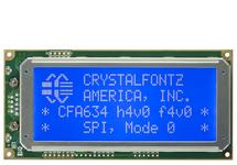 Dark Blue SPI 20x4 Character LCD CFA634-TMI-KP Dark Blue SPI 20x4 Character LCD CFA634-TMI-KP