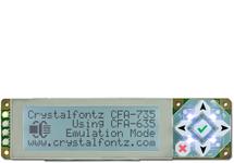 20x4 Character Serial LCD Display CFA735-TFK-KR