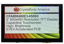 800x480 5-Inch EVE Capacitive Touchscreen TFT Display CFA800480E3-050SC 800x480 5-Inch EVE Capacitive Touchscreen TFT Display CFA800480E3-050SC
