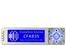 Dark Blue 244x68 Graphic Display Module CFA835-TML