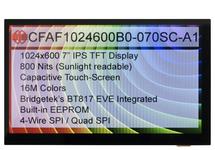 7&quot; Capacitive Touchscreen EVE TFT CFAF1024600B0-070SC-A1