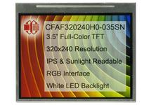 3.5&quot; 320x240 IPS Sunlight Readable TFT Display CFAF320240H0-035SN