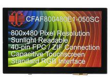 800x480 5 Inch Full-Color TFT CFAF800480E1-050SC