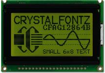 Green 128x64 2.4 inch Graphic LCD CFAG12864B-YYH-V