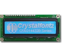 144x32 White on Blue Graphic LCD CFAG14432B-TMI-TT