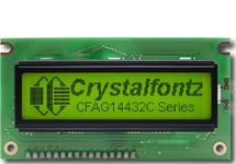 Green Sunlight Readable 144x32 Graphic LCD CFAG14432C-YYH-TT Green Sunlight Readable 144x32 Graphic LCD CFAG14432C-YYH-TT