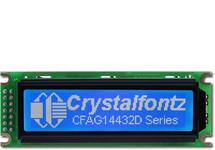 Blue on white 144x32 Graphic LCD CFAG14432D-TMI-TT Blue on white 144x32 Graphic LCD CFAG14432D-TMI-TT