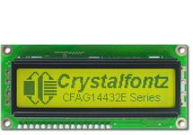 Yellow-Green Transflective 144x32 Graphic LCD CFAG14432E-YYH-TT
