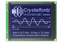 White on Dark Blue 160x128 Graphic LCD CFAG160128E1-STI-TZ White on Dark Blue 160x128 Graphic LCD CFAG160128E1-STI-TZ