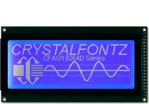Blue Monochrome 192x64 Graphic LCD CFAG19264D-TMI-VN Blue Monochrome 192x64 Graphic LCD CFAG19264D-TMI-VN