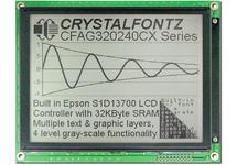 Gray Monochrome Sunlight Readable 320x240 Graphic LCD CFAG320240CX-TFH-T