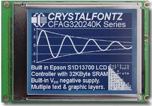 Dark Blue 320x240 Parallel Graphic LCD CFAG320240K-STI-TZ