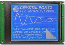 White on Blue 320x240 Parallel Graphic LCD CFAG320240K-TMI-TZ White on Blue 320x240 Parallel Graphic LCD CFAG320240K-TMI-TZ