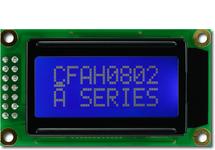 White on Blue 8x2 Character LCD CFAH0802A-TMI-JT White on Blue 8x2 Character LCD CFAH0802A-TMI-JT