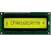 Transflective 16x1 Character LCD CFAH1601A-YYH-JT