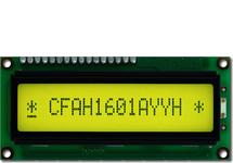 Transflective 16x1 Character LCD CFAH1601A-YYH-JT Transflective 16x1 Character LCD CFAH1601A-YYH-JT