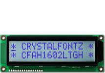 Edge Lit 16x2 Character LCD CFAH1602L-TGH-JT Edge Lit 16x2 Character LCD CFAH1602L-TGH-JT