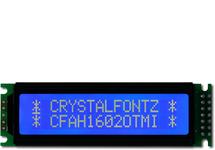 White on Blue 16x2 LCD CFAH1602O-TMI-ET