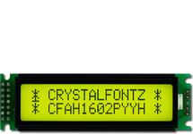 Yellow Transflective 16x2 Character LCD CFAH1602P-YYH-ET