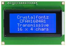 Blue 16x4 Edge-Lit Character LCD CFAH1604A1-TMI-JT
