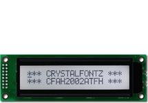 20x2 Character Dark on Gray LCD CFAH2002A-TFH-JT