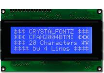 20x4 Character White on Blue LCD CFAH2004B-TMI-ET 20x4 Character White on Blue LCD CFAH2004B-TMI-ET
