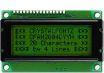 20x4 Character Dark on Green LCD CFAH2004D-YYH-ET