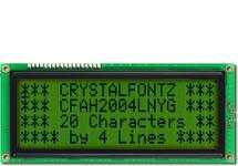 20x4 Character Yellow-Green LCD CFAH2004L-NYG-ET