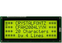 Yellow-Green 20x4 Character Module CFAH2004L-YYH-JT Yellow-Green 20x4 Character Module CFAH2004L-YYH-JT